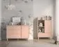 Komoda dziecięca MEVEL 05 różowa I sklep meblowy MIRAT. styl PASTELE kolekcja MEVEL
