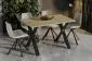 Stół rozkładany X 130(210)x80 dąb natura w stylu loft I sklep meblowy MIRAT. styl LOFT