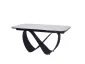 Stół ceramiczny Infinity 160(240)x95 cm z podstawą w kształcie nieskończoności | MIRAT styl LOFT