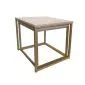 Stolik kawowy 2w1 CUBE dąb sonoma/złoty kwadratowy I sklep meblowy MIRAT. styl LOFT