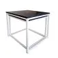 Stolik kawowy 2w1 CUBE marmur czarny/biały metalowy I sklep meblowy MIRAT. styl LOFT, SKANDYNAWSKI