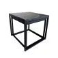 Stolik kawowy 2w1 CUBE marmur czarny kwadratowy I sklep meblowy MIRAT. styl LOFT
