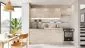 Zestaw mebli kuchennych MELA II dąb sonoma z możliwością wyboru długości blatu | MIRAT.