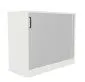 Szafka biurowa żaluzjowa EASY SPACE CABINET HRT 2-OH 100cm biała zamykana I sklep meblowy MIRAT.