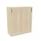 Szafka biurowa przesuwna EASY SPACE CABINET S 3-OH 100cm akacjowa zamykana I sklep meblowy MIRAT.
