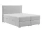 Łóżko kontynentalne VADUZ 180 jasno szare velvet z wysokim zagłówkiem | MIRAT. w stylu GLAMOUR kolekcja