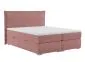 Łóżko kontynentalne VADUZ 140 różowe velvet z pojemnikiem do sypialni | MIRAT. w stylu GLAMOUR kolekcja