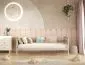 Szare łóżko dla dziecka z drewna sosnowego Lilka 160x80 | MIRAT