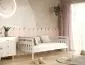 Łóżko dla dziecka z drewna sosnowego Lilka 160x80 białe | MIRAT