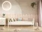 Łóżko dla dziecka z drewna sosnowego Lilka 160x80 białe | MIRAT