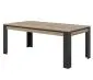 Stół prostokątny DADES 195x100 dąb samdal/czarny mat do salonu I sklep meblowy MIRAT. styl LOFT