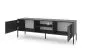 Szafka RTV ISEO 154 czarna mat loftowa I sklep meblowy MIRAT. styl LOFT, RYFLOWANY kolekcja ISEO