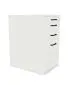 Kontenerek biurowy EASY SPACE 3D PB 43cm biały z zamkiem I sklep meblowy MIRAT.