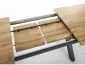 Stół rozkładany UMBERTO II 160(240)x90 dąb artisan/czarny w stylu industrialnym I sklep meblowy MIRAT. styl LOFT