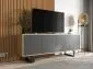Szafka RTV NILA 7 dąb wotan/grafit mat loft I sklep meblowy MIRAT. styl LOFT kolekcja NILA