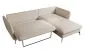 Narożnik z funkcją spania LINDA kremowy prawy z poduszkami I sklep meblowy MIRAT.