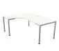 Biurko narożne EASY SPACE I-LEG LS 160x140cm białe do pracy I sklep meblowy MIRAT.
