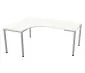 Biurko narożne EASY SPACE I-LEG LS 160x140cm białe do pracy I sklep meblowy MIRAT.
