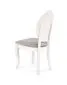 Krzesło VELO białe/szare do salonu w stylu glamour | MIRAT. w stylu KLASYCZNY kolekcja