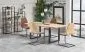 Stół VENOM 135(185)x90 dąb wotan | MIRAT. w stylu LOFT kolekcja