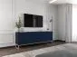 Szafka RTV TAL 150 granatowa mat MEBLE LINDNER | MIRAT. w stylu GLAMOUR, LOFT kolekcja TAL