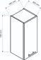 Szafka kuchenna wisząca 30 Denis W30 P/L biała mat z cichym domykiem I sklep meblowy MIRAT. kolekcja DENIS