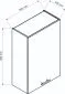 Szafka kuchenna wisząca 60 ADELE W60 P/L /92 biała I sklep meblowy MIRAT.