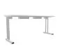 Biurko EASY SPACE C-LEG RC 180x60cm białe z otworem na kable I sklep meblowy MIRAT.