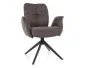 Krzesło tapicerowane WING BREGO cappuccino obracane I sklep meblowy MIRAT. styl LOFT