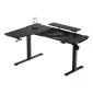 Biurko gamingowe WINGER czarne ULTRADESK | MIRAT.