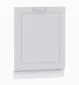 Front do zabudowy zmywarki 60 NATALIA jasnoszary mat z uchwytem | MIRAT.  kolekcja NATALIA