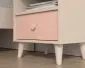 Szafka nocna dziecięca MEVEL różowa I sklep meblowy MIRAT. styl PASTELE kolekcja MEVEL