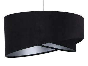Lampa wisząca GEMSTONE czarna/srebrna