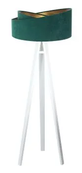 Lampa stojąca GEMSTONE zielona/biała