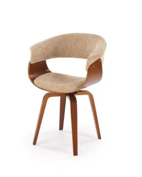 Krzesło K545 beżowe/orzech