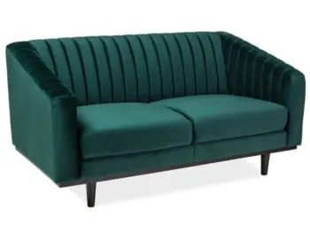Sofa ASPREY VELVET 2 zielona
