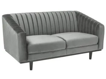 Sofa ASPREY VELVET 2 szara