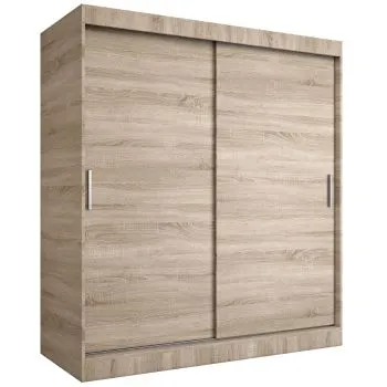 Szafa przesuwna MODUO COMFORT 180 dąb sonoma gładka