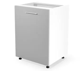 Szafka kuchenna stojąca 60 VENTO D-60/82 jasnoszary połysk