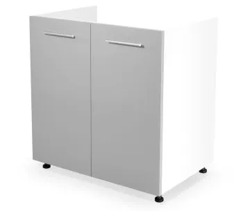 Szafka pod zlew 80 VENTO DK-80/82 jasnoszary połysk