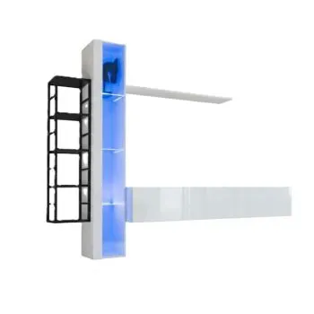 Meblościanka SWITCH MET VII biała