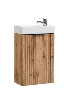 Szafka pod umywalkę ADEL OAK 82 40cm dąb wotan