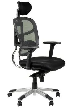 Fotel biurowy HN-5018 szary