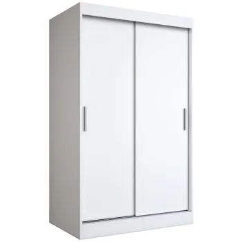 Szafa przesuwna MODUO COMFORT 120 biała mat gładka