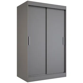 Szafa przesuwna MODUO COMFORT 120 antracyt gładka