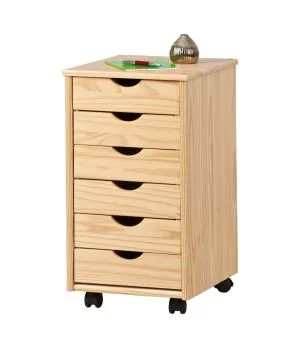 Kontenerek pod biurko dziecięce NILS sosna