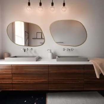 Lustro łazienkowe RUBINO IV 90 z oświetleniem LED