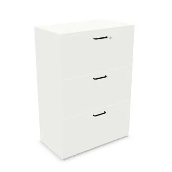 Komoda biurowa EASY SPACE CABINET 3D 80cm biała zamykana
