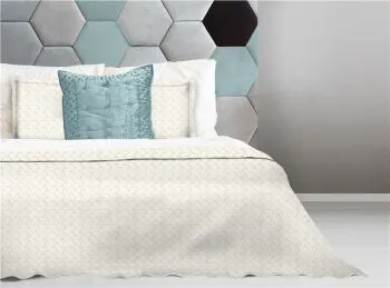 Narzuta na fotel Greno Techno 70x160 kremowa