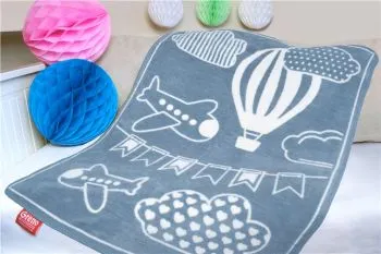 Kocyk niemowlęcy Greno 75x100 Kids Club morski